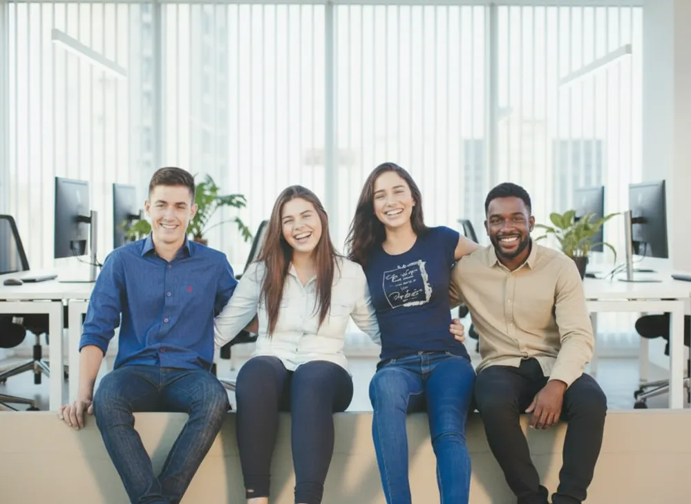 Our team collaborating