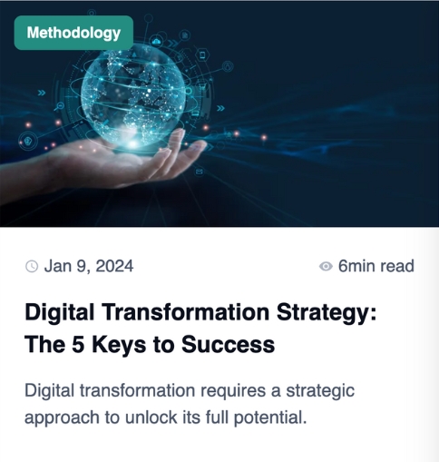 Digital Transformation Strategy: The 5 Keys to Success