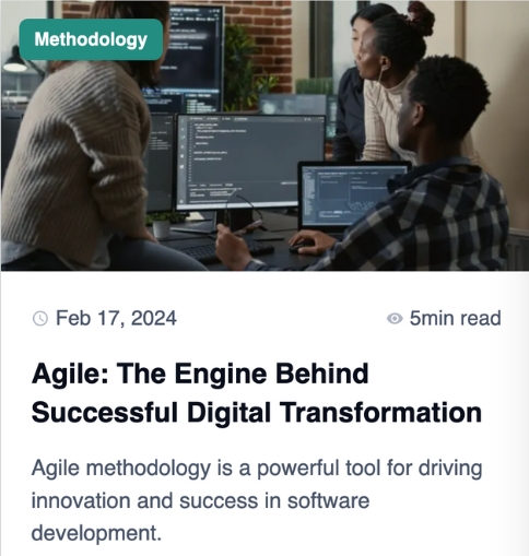 Agile: The Engine Behind Successful Digital Transformation